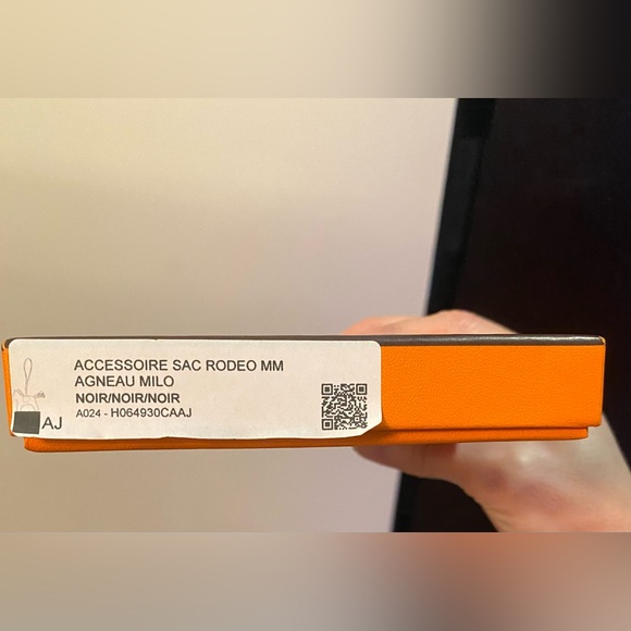 ❌ SOLD ❌Hermès 2019 So Black GriGri Rodeo Bag Charm MM w/ Tags - Picture 3 of 5